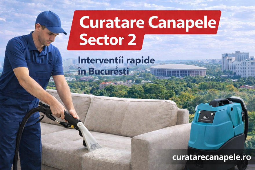 Curatare canapele Sector 2 Bucuresti la domiciliu