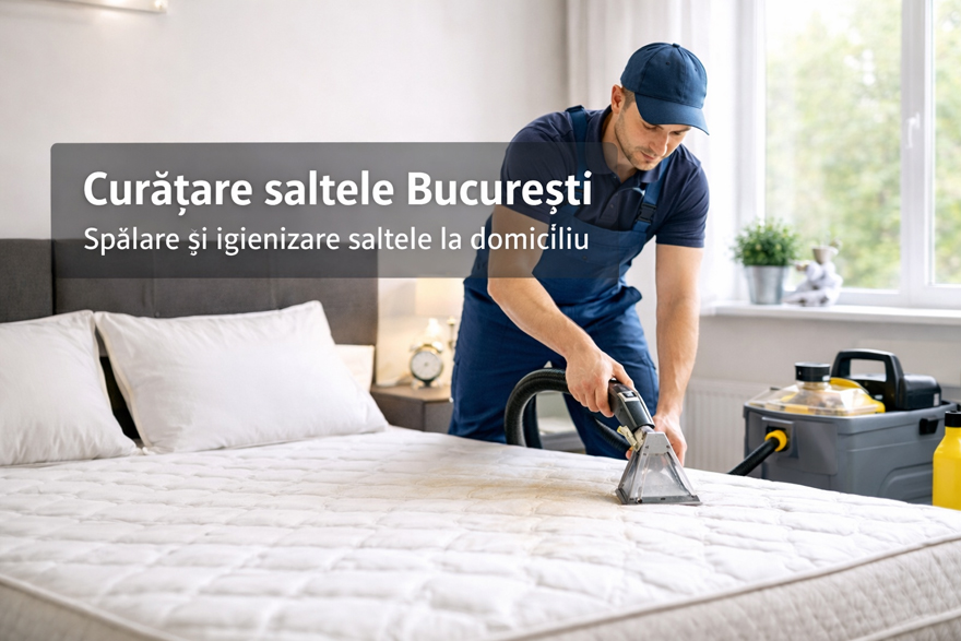 Curatare saltele Bucuresti la domiciliu